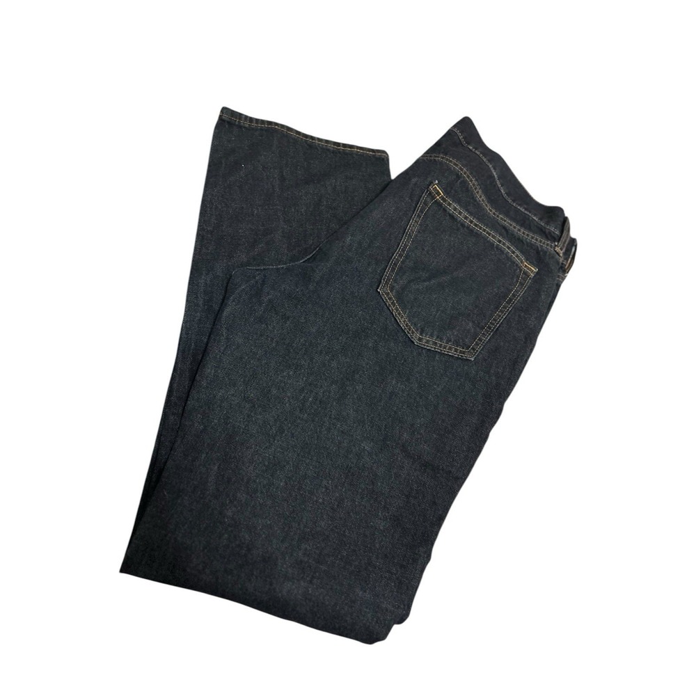 Old Navy Straight Denim Jeans Men's Size 36X32 Dark Wash 5-Pocket Cotton